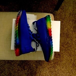 Wanted Women’s Affinity Lace Up Rainbow Sole Sneakers